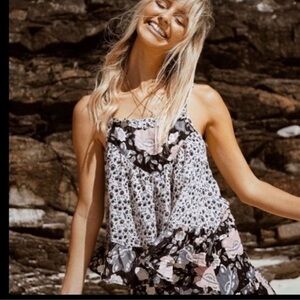 SPELL & THE GYPSY Collective Winona Cami Top in Coal Medium